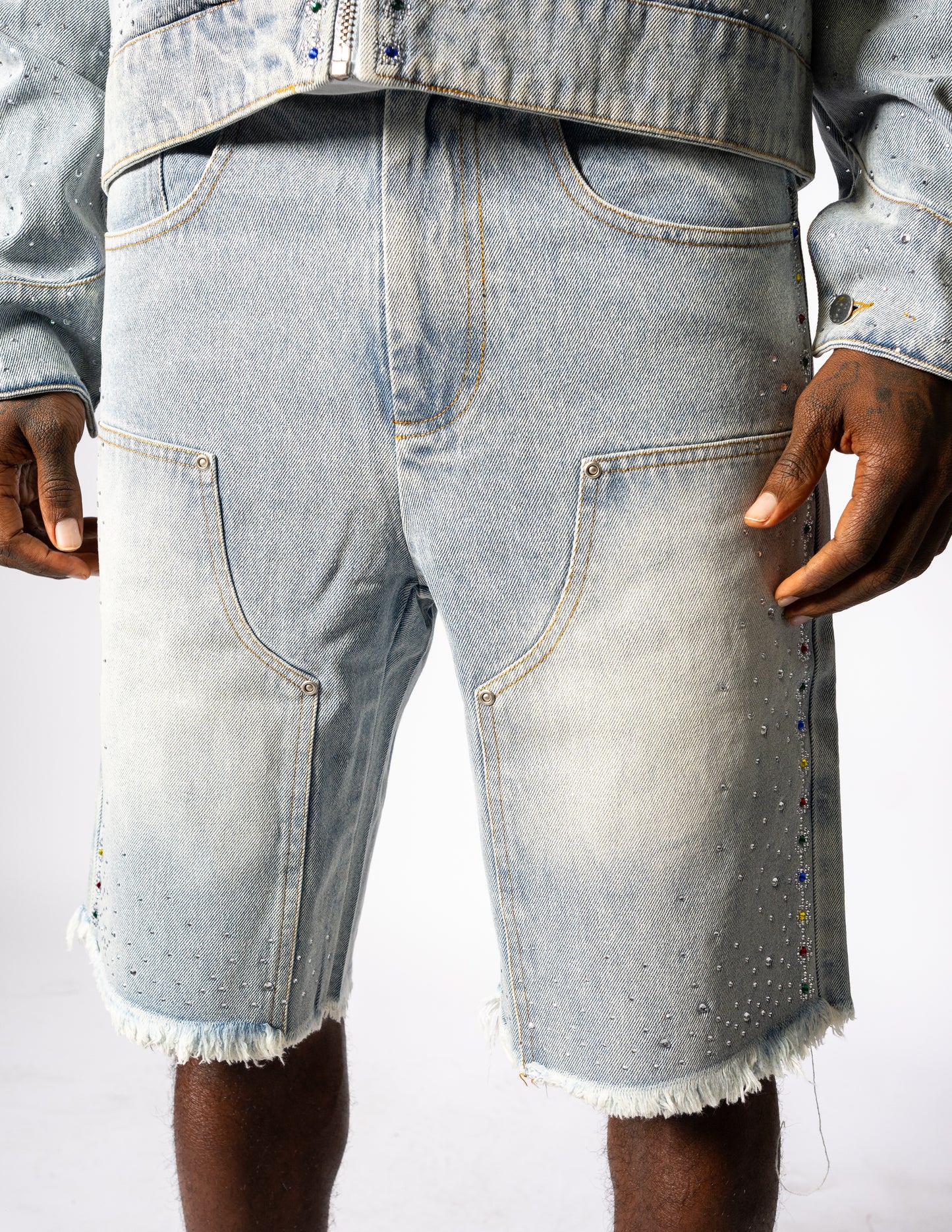 Denim Thnx Wranger Shorts