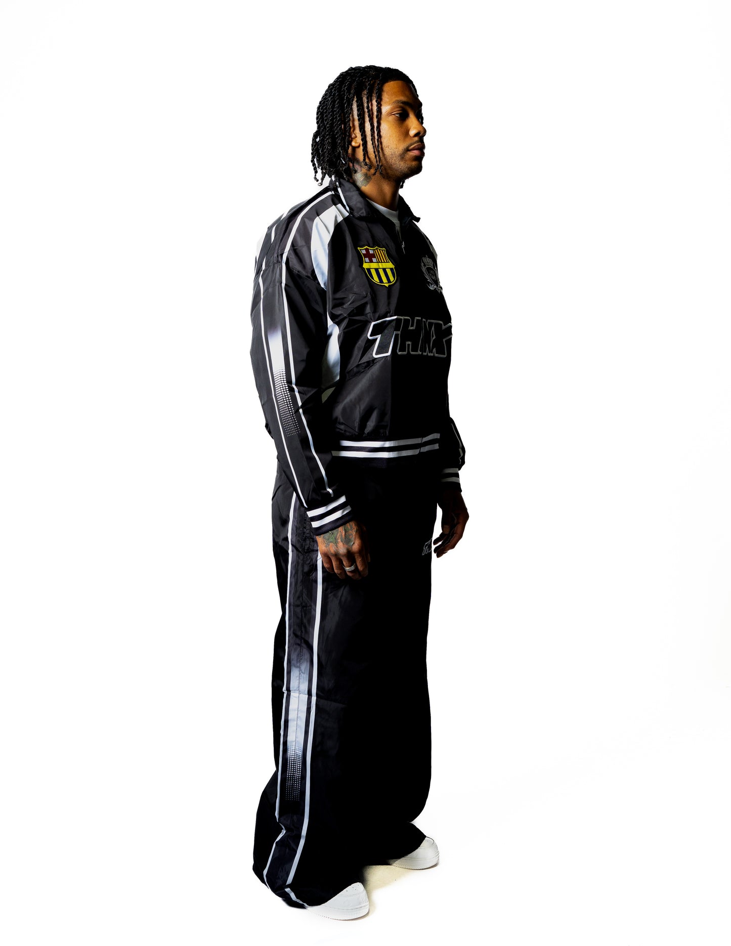 Thnx Soccer Nylon Zip Up