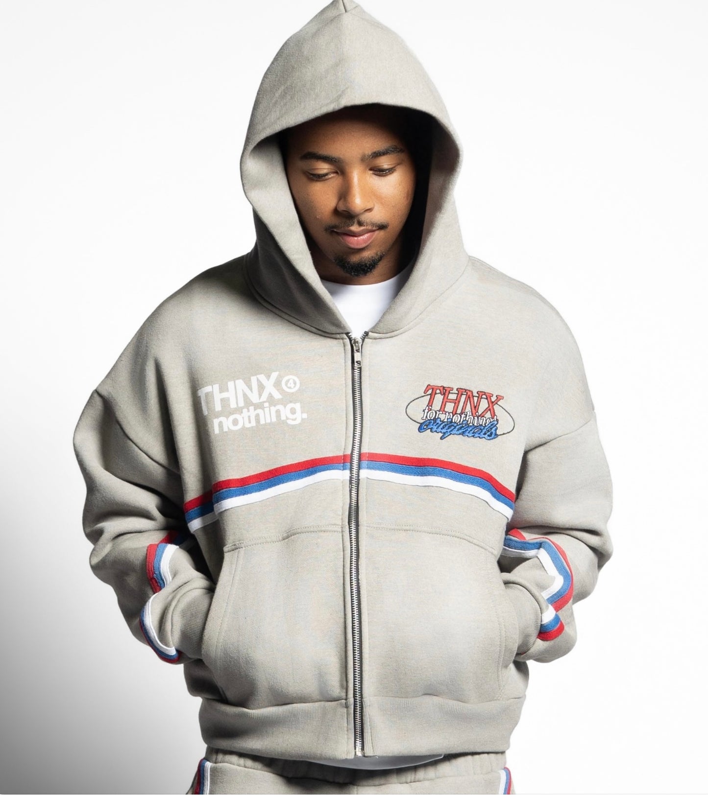 Grey Originals Zip Up