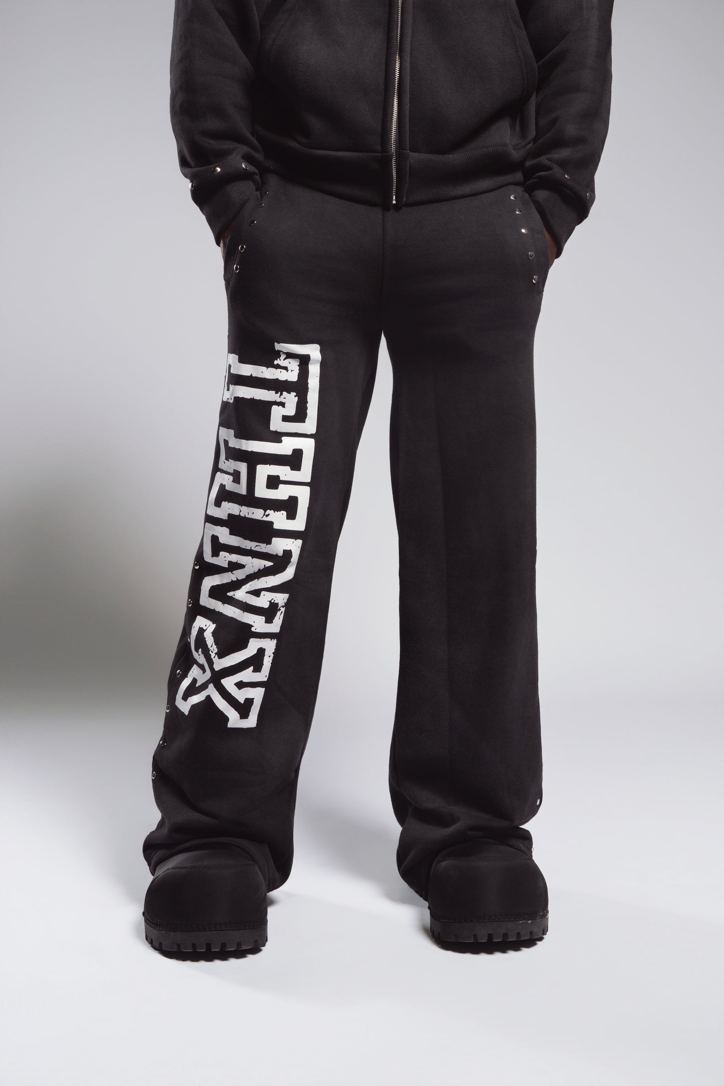 Thnx Gemstone Black Pants