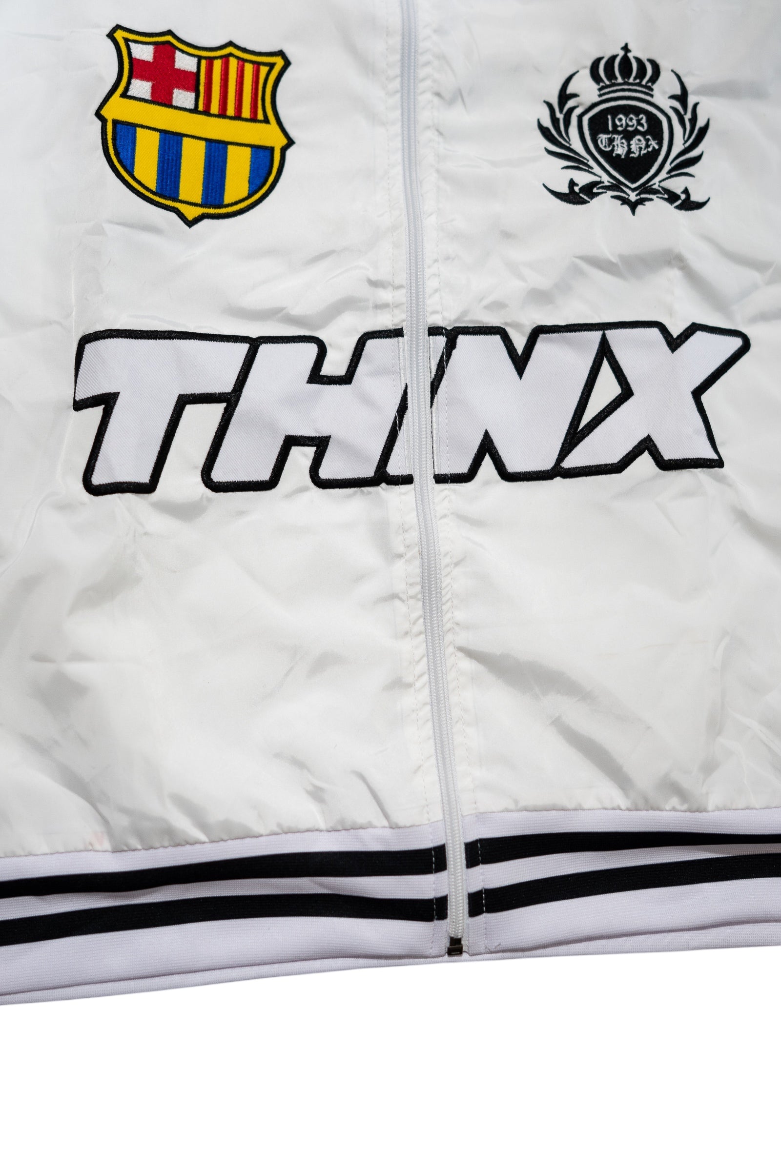 White Thnx EuroCup Zip Up