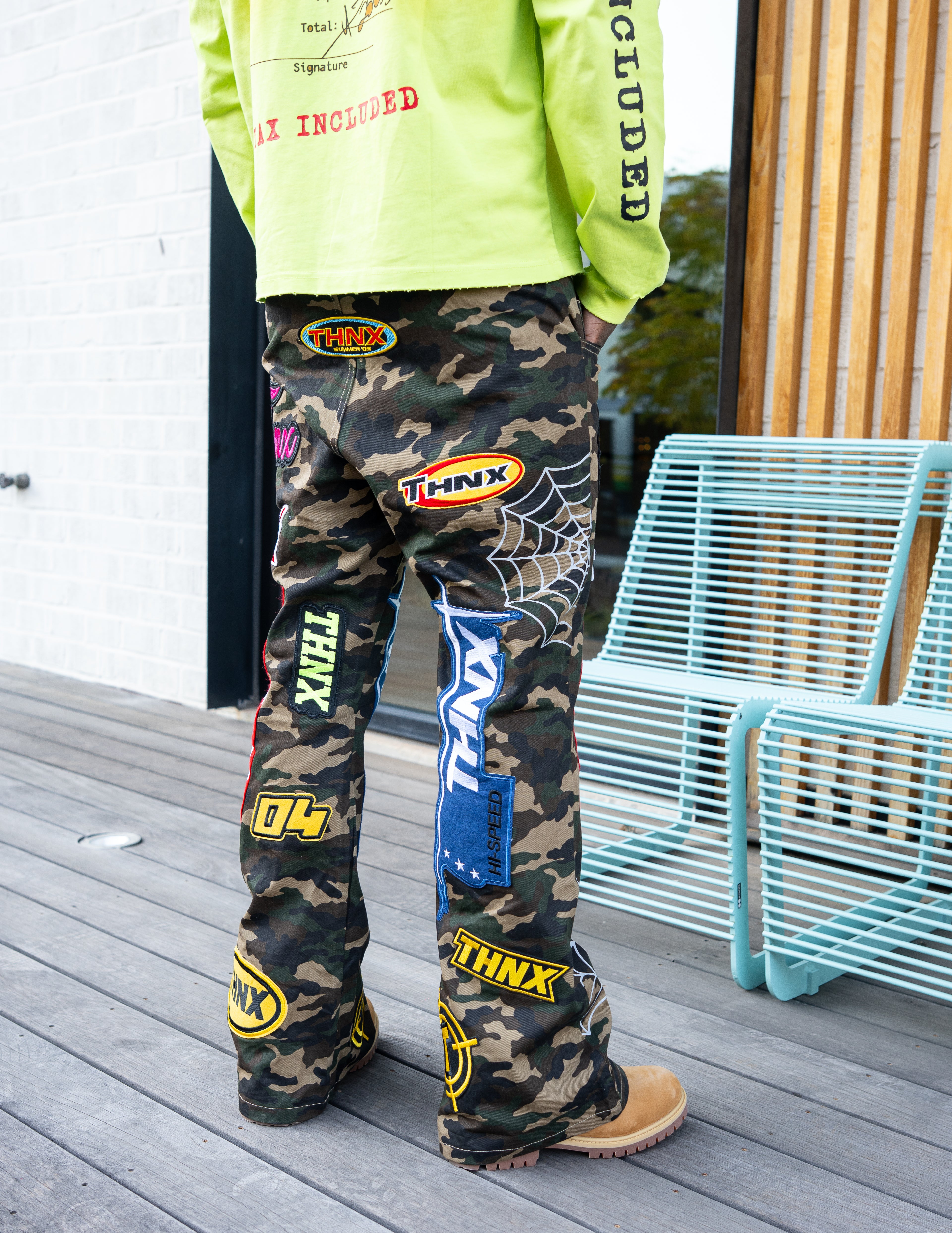 Camo Patch Pants