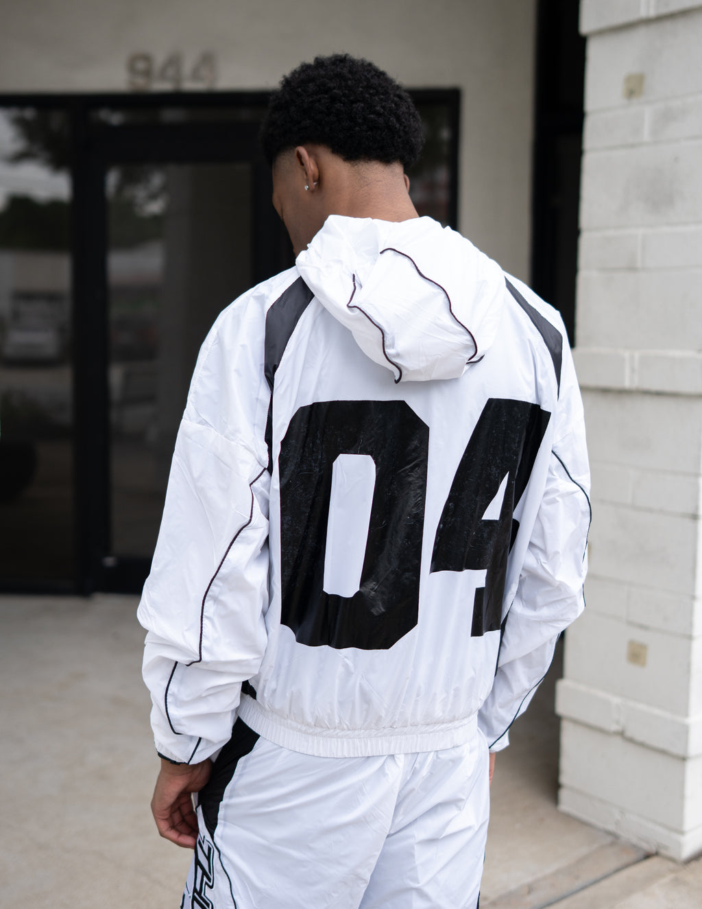 Thnx Nylon Short Set White