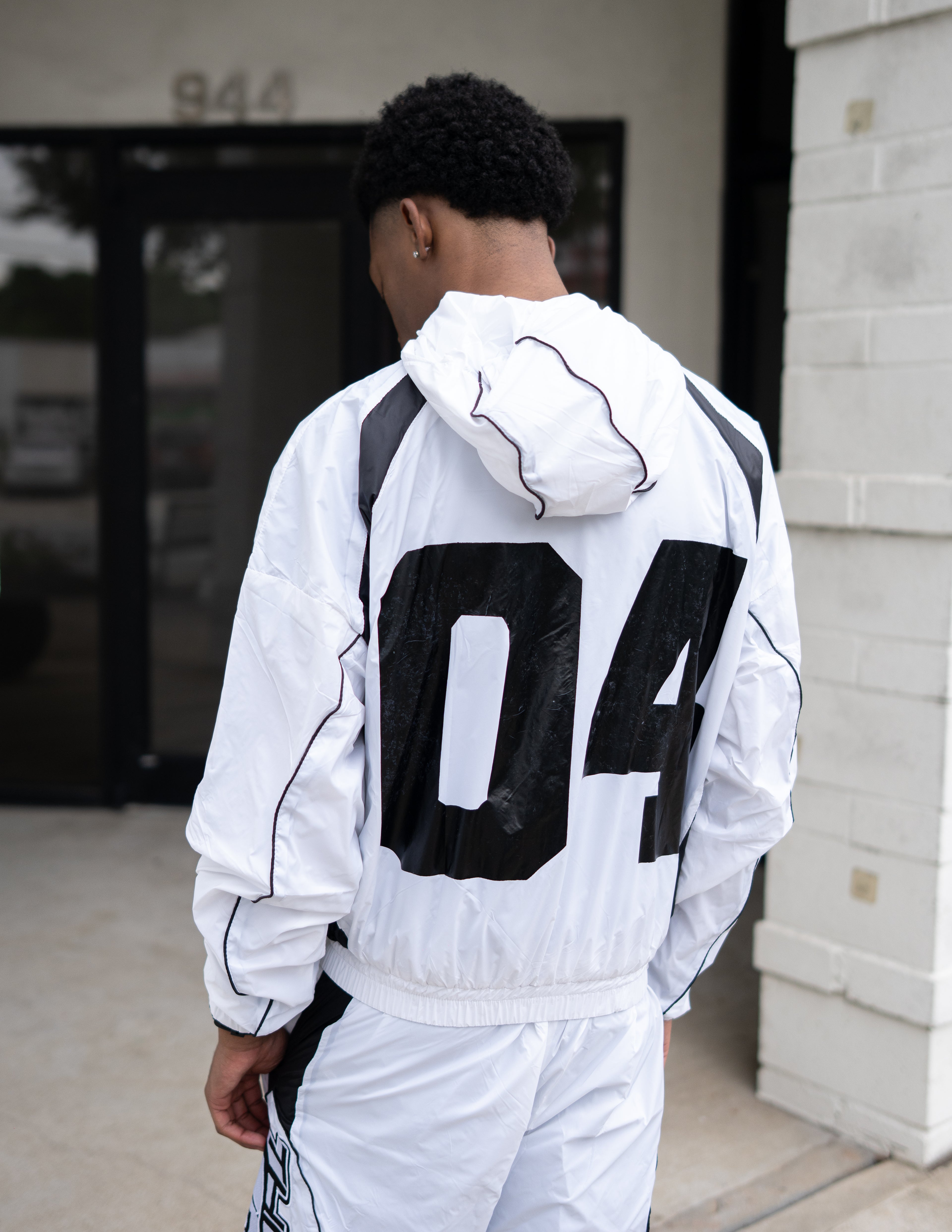 Thnx Nylon Short Set White