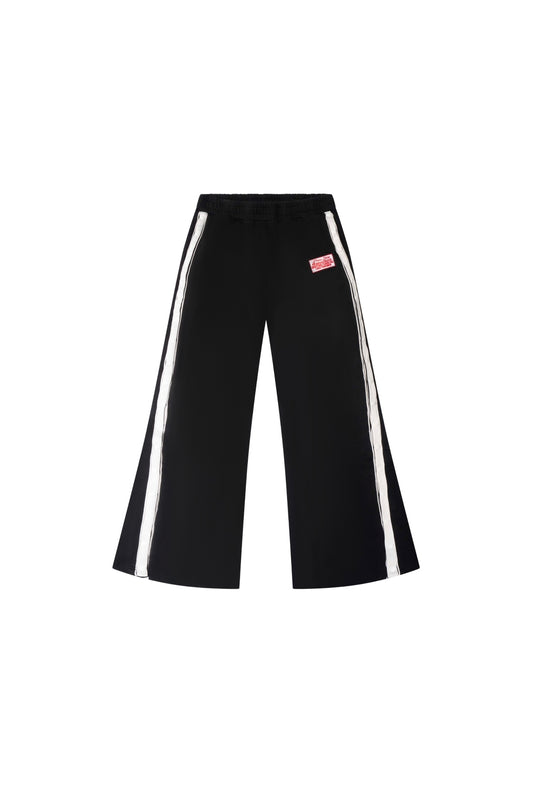 Double Flared Breakaway Pants Black