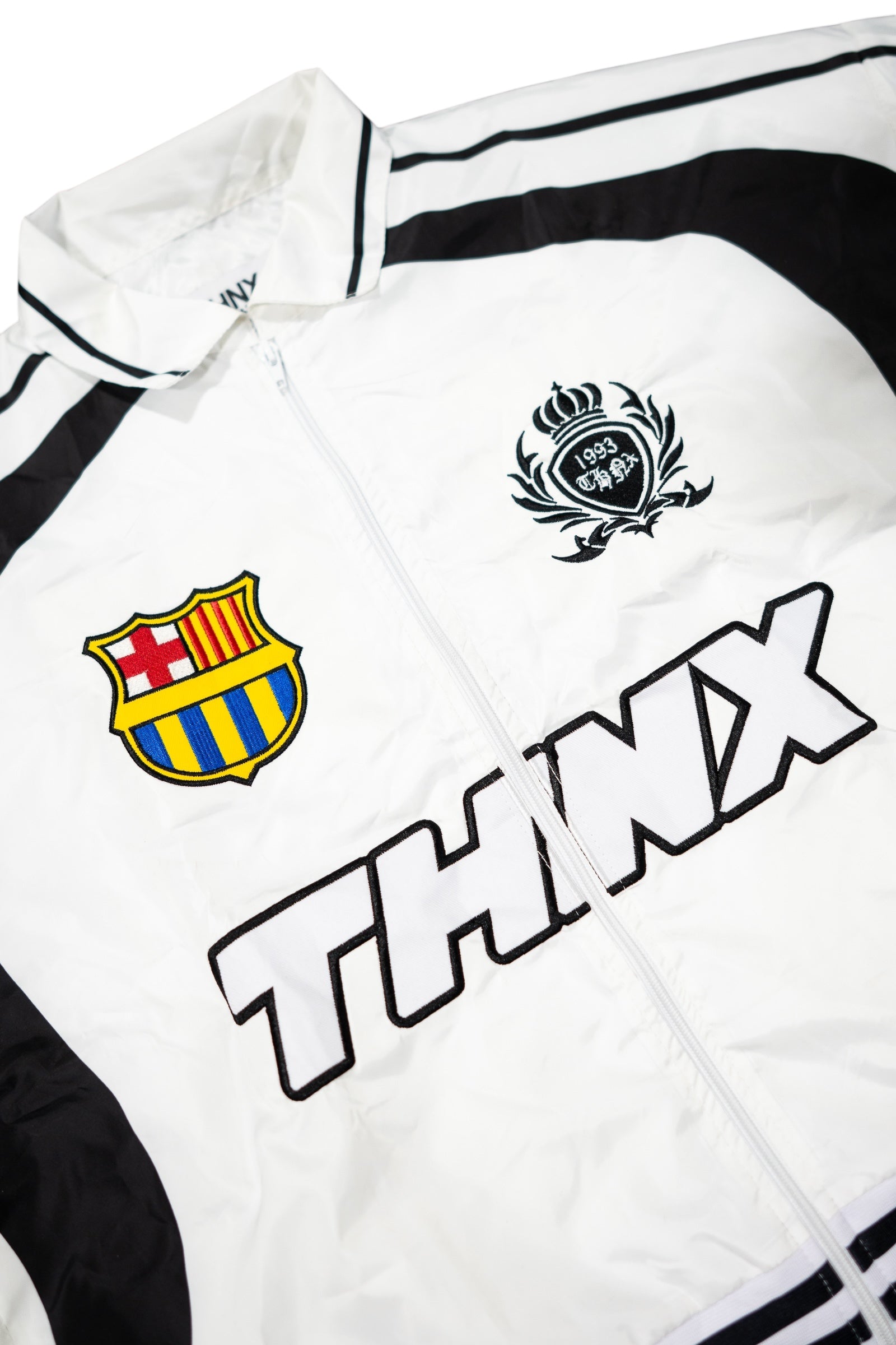 White Thnx EuroCup Zip Up