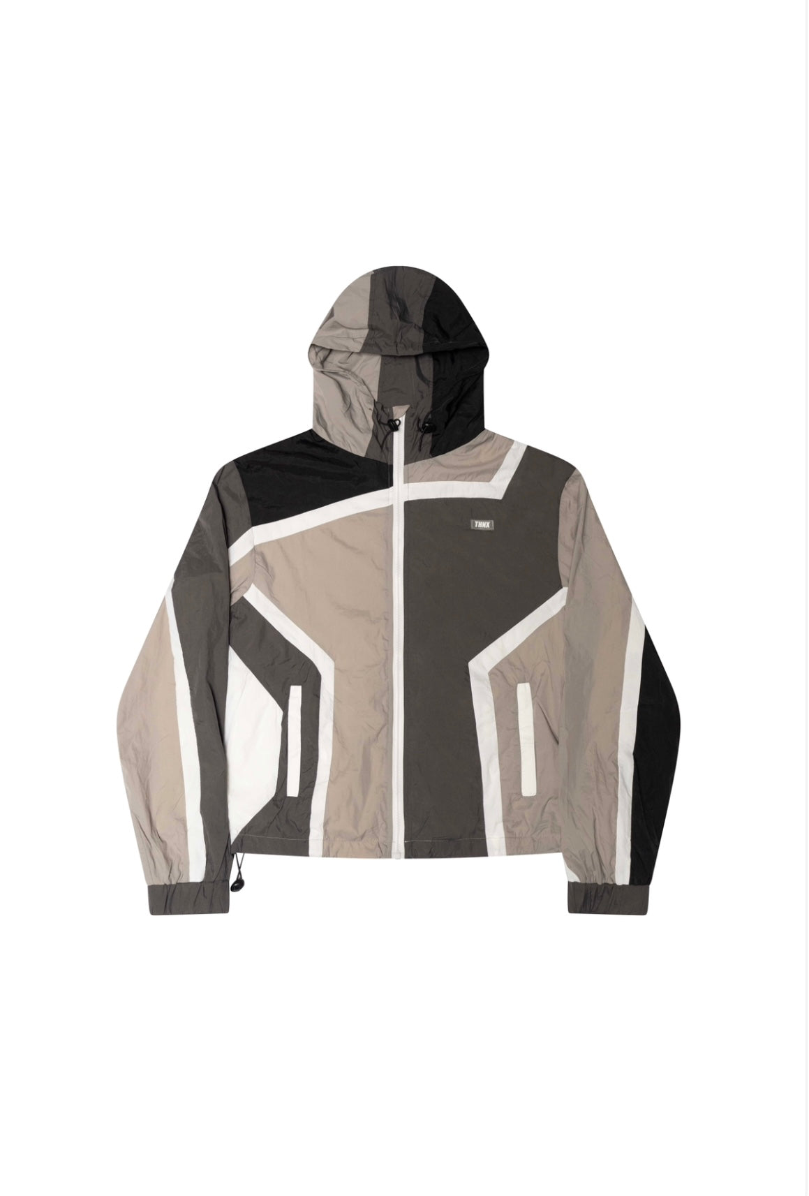 Nylon Runner Zipup Grey