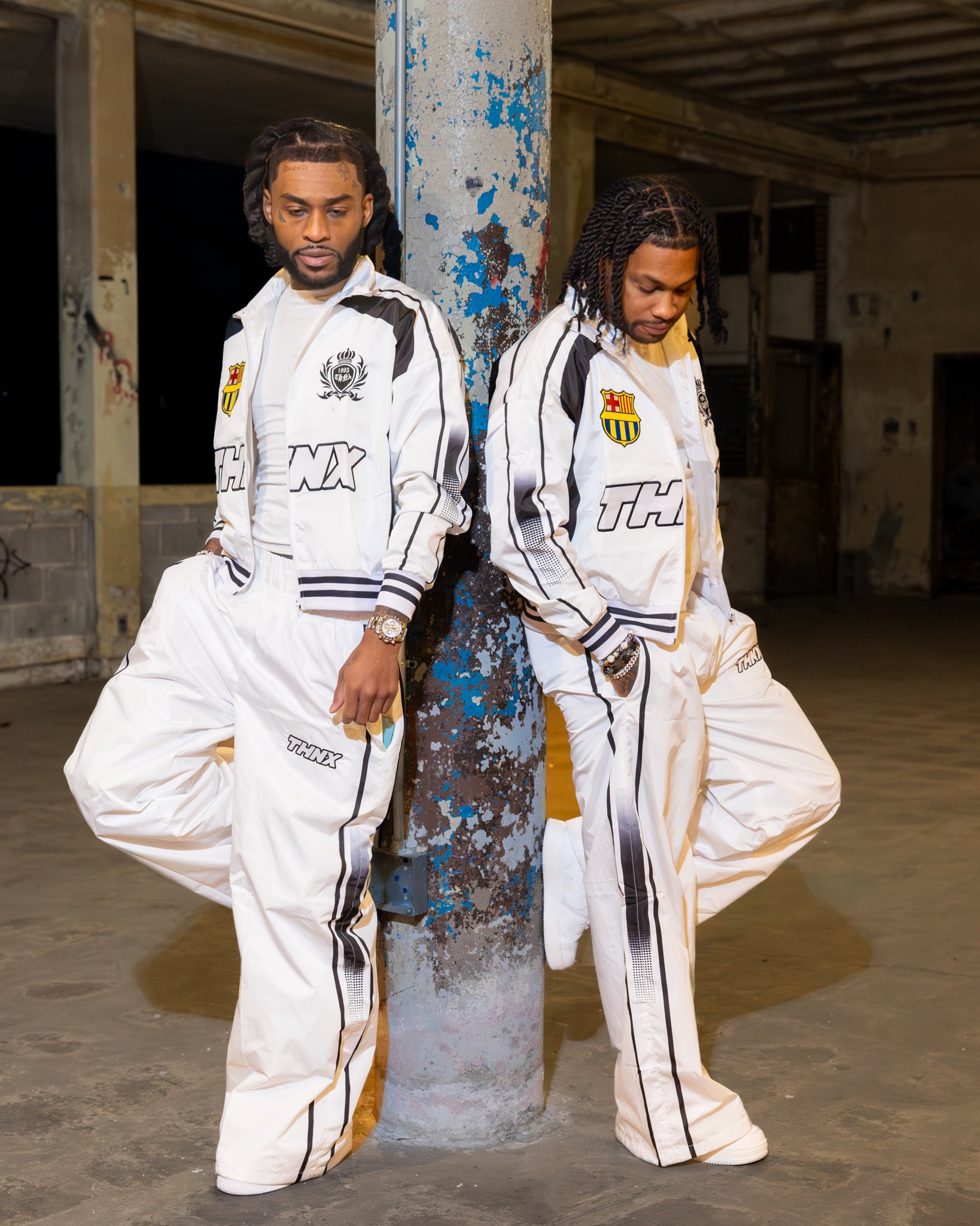 White Thnx EuroCup Zip Up