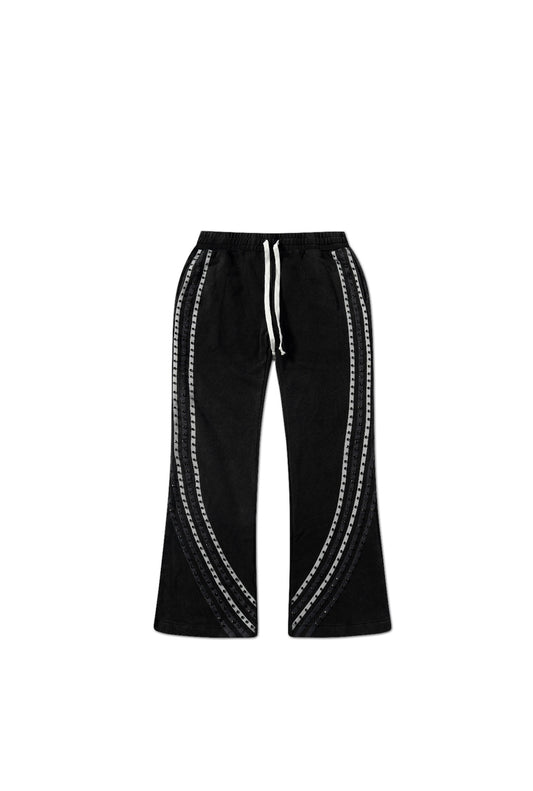 Black Gemstone Pants