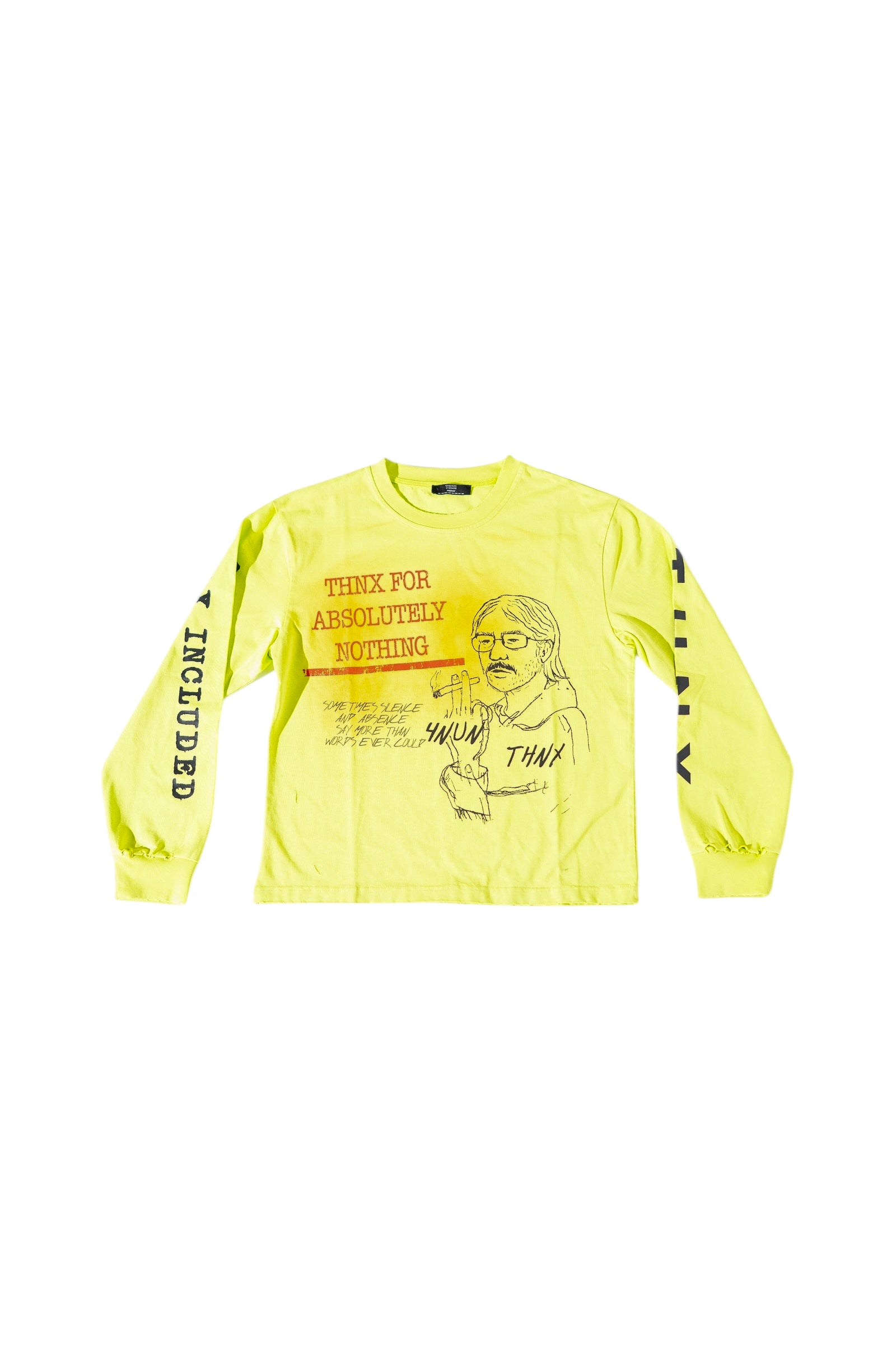TAX INCLUDED LONG SLEEVE TEE NEON