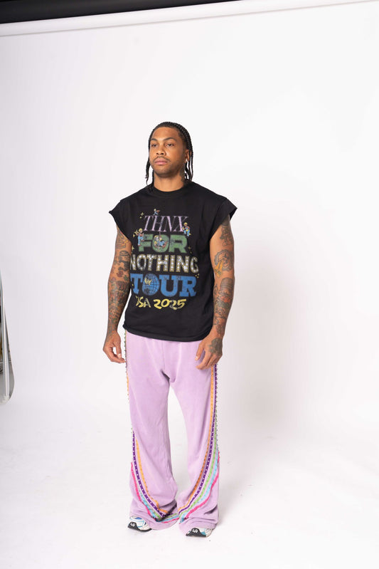 THNX FOR NOTHING TOUR CUTOFF BLACK