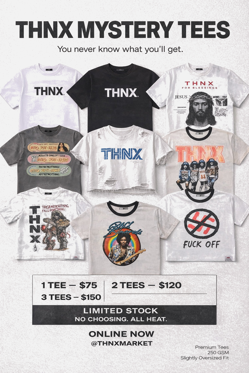 T shirt Mystery Box