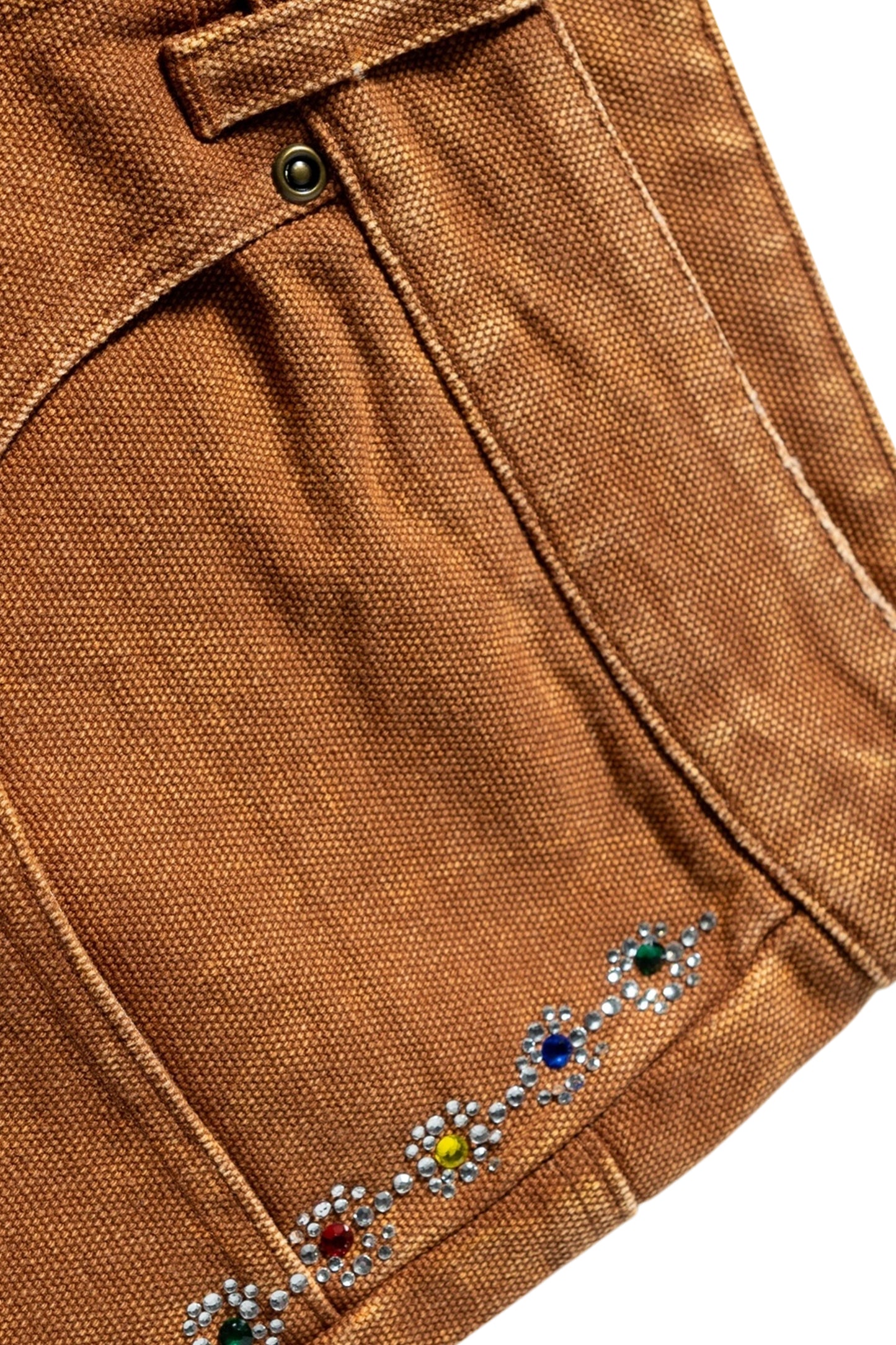Brown Thnx Wranger Shorts