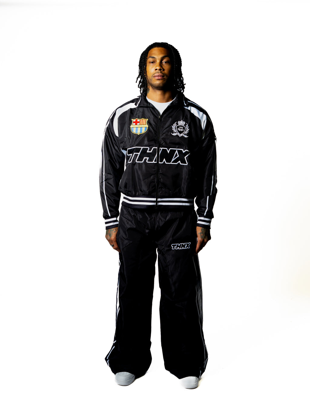 Thnx Soccer Nylon Zip Up