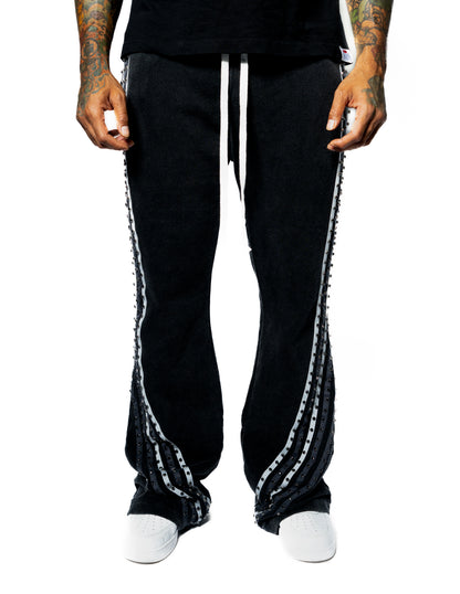 Black Gemstone Pants