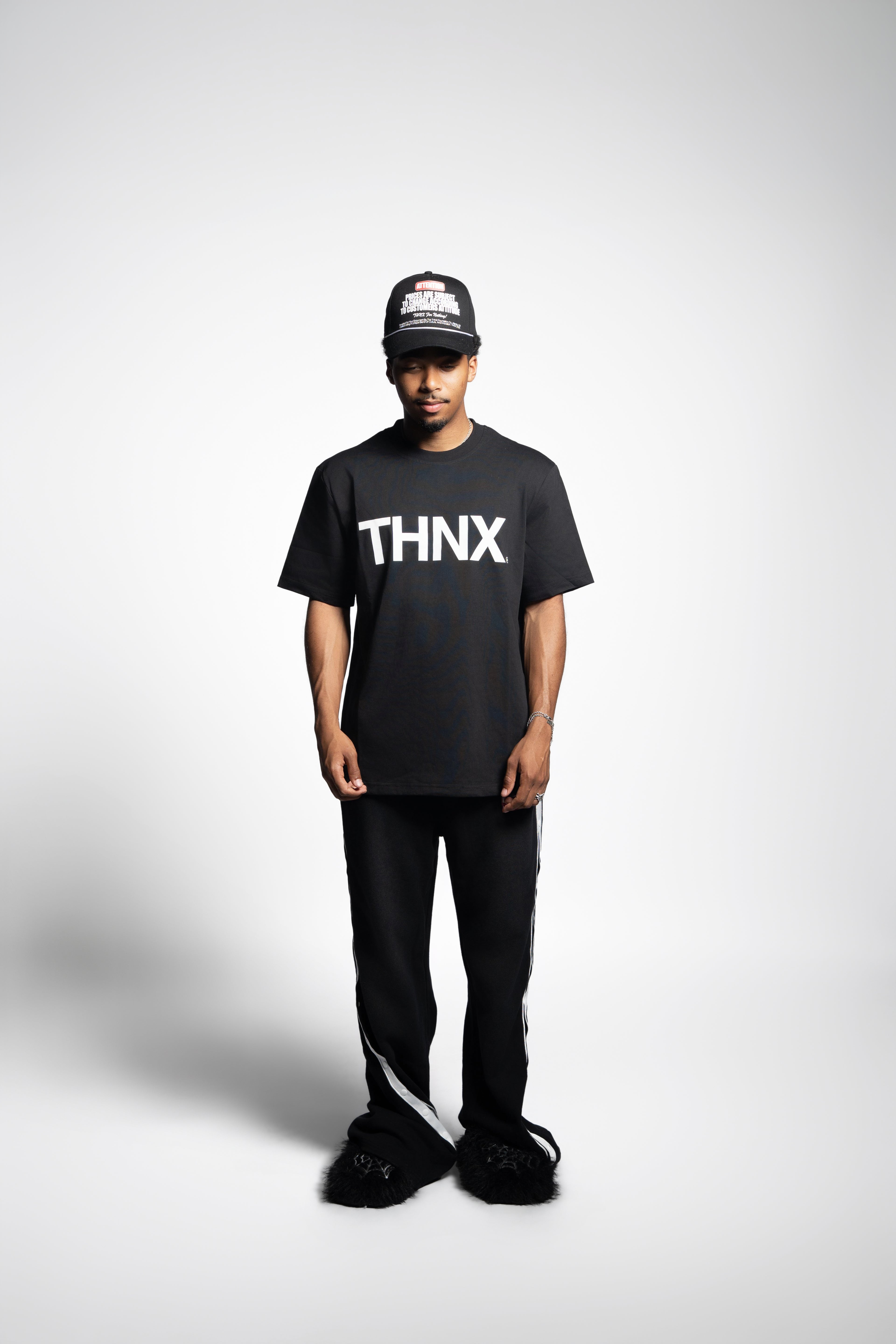 THNX STAPLE TEE BLACK