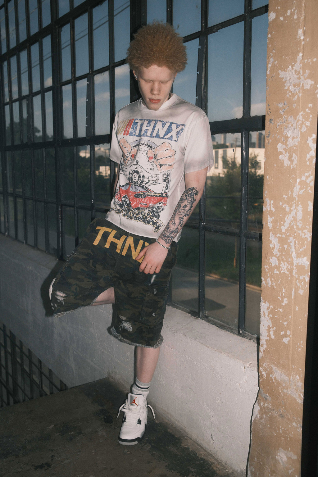 GRAB THE WHEEL TEE WHITE